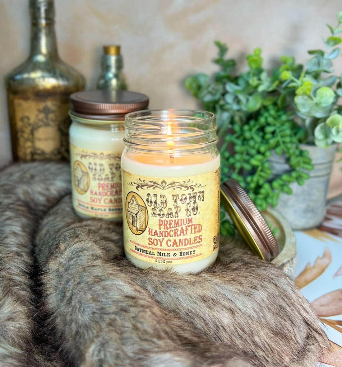 Apple Maple Bourbon Candle - Old Town Soap Co.
