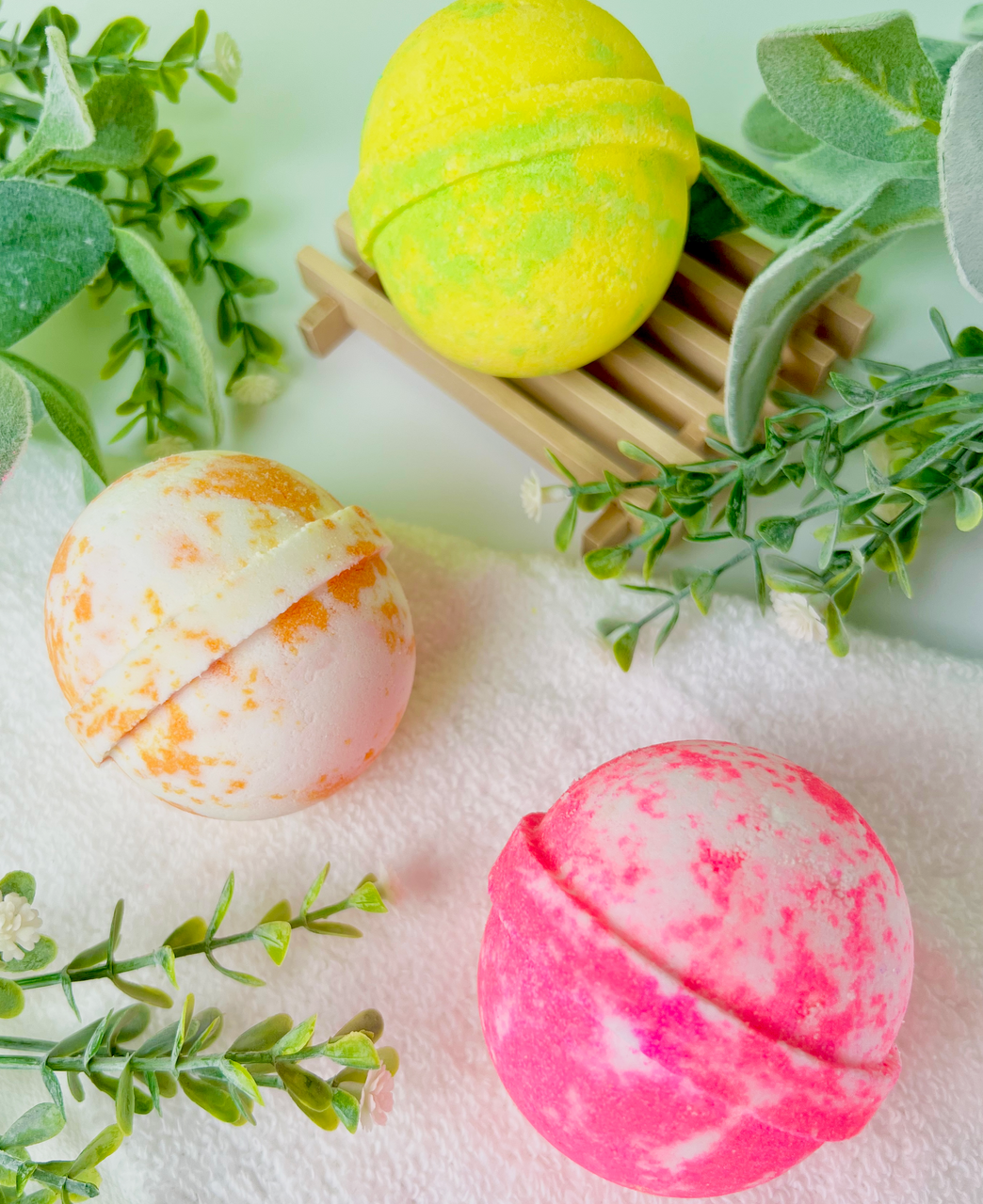 Sea Glass Bath Bomb -Large - Old Town Soap Co.