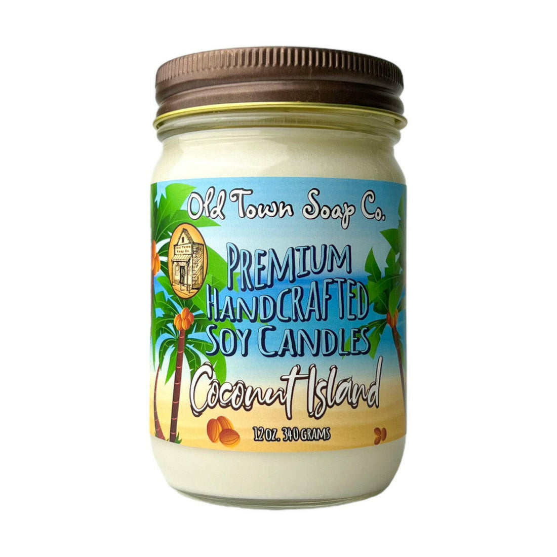 Coconut Island Candle - Old Town Soap Co.