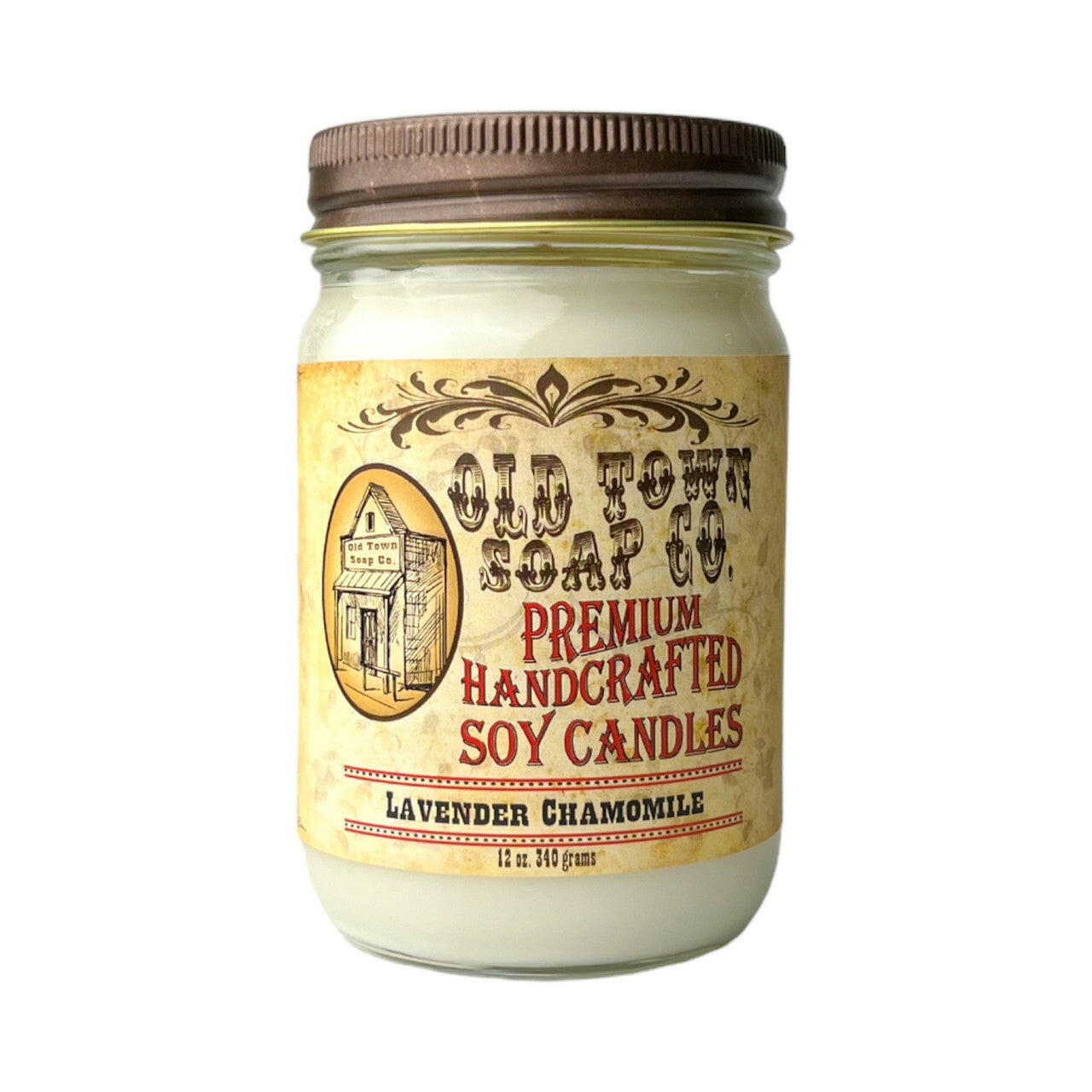 Lavender Chamomile Candle - Old Town Soap Co.