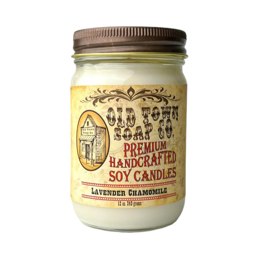 Lavender Chamomile Candle - Old Town Soap Co.