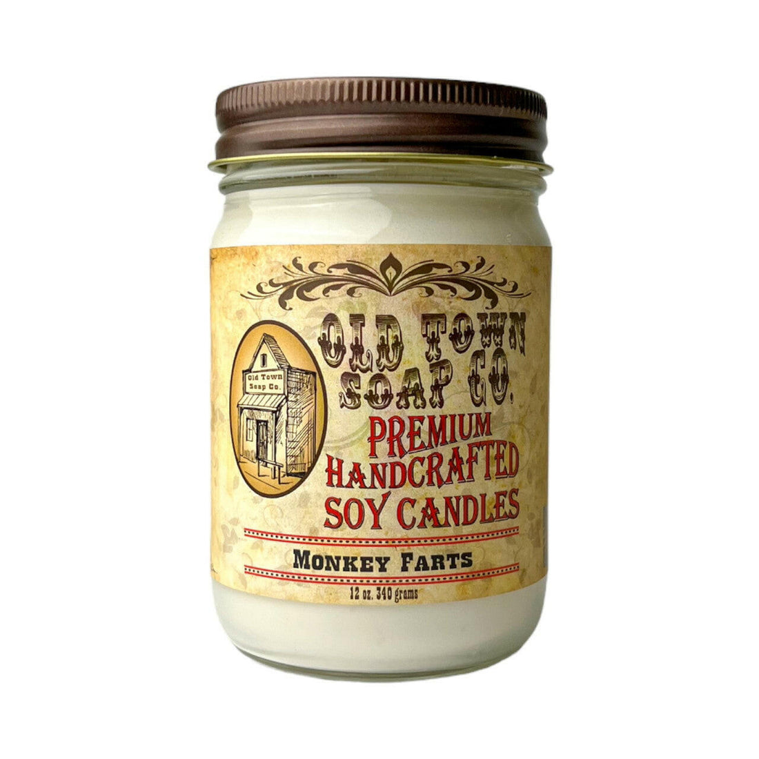 Monkey Farts Candle - Old Town Soap Co.