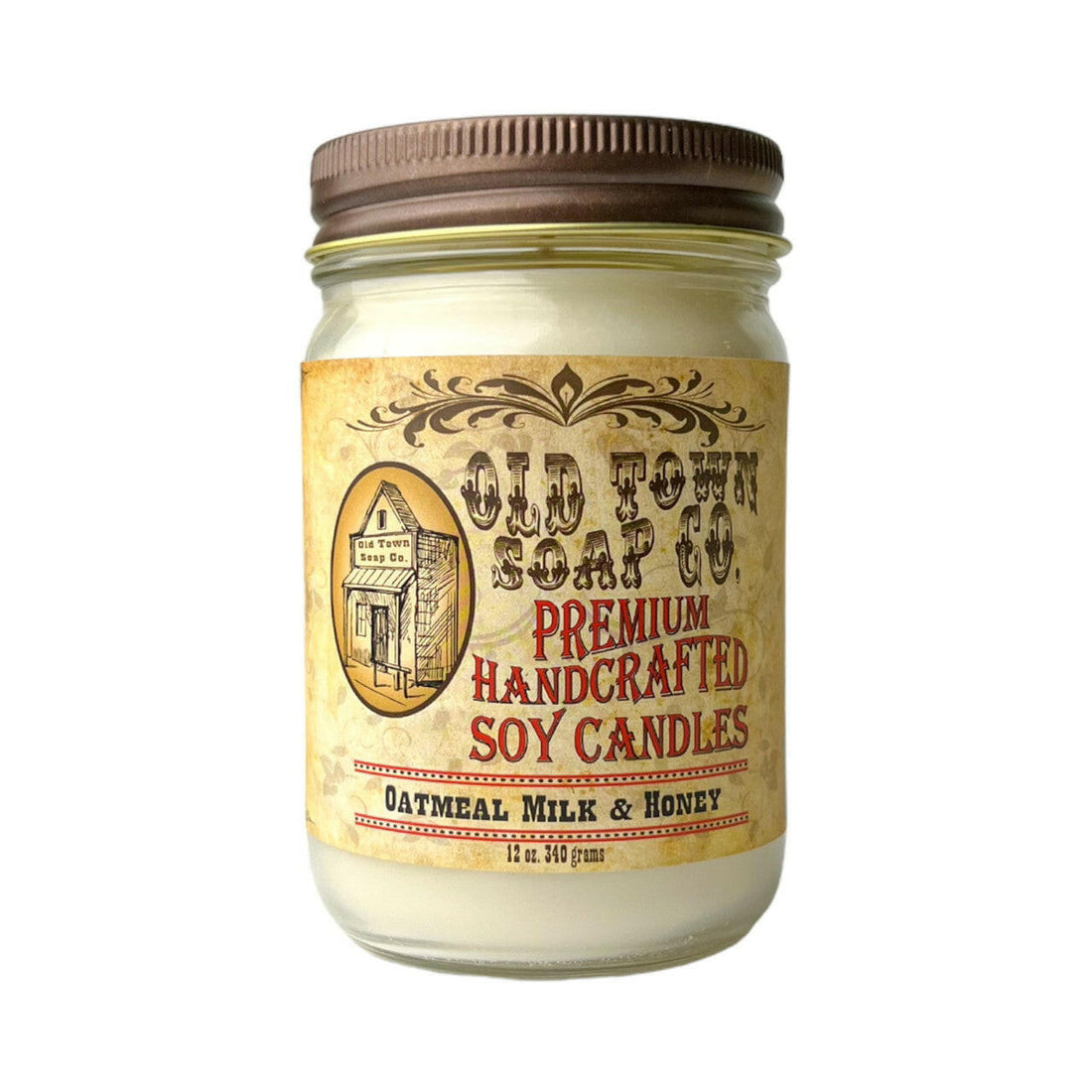 Oatmeal Milk And Honey Candle - Old Town Soap Co.