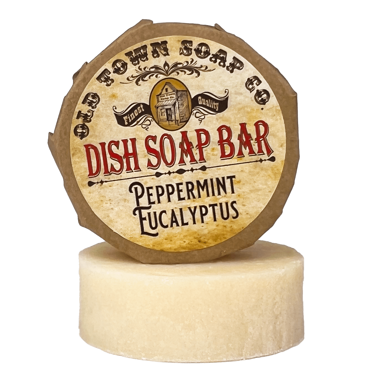 Peppermint Eucalyptus Dish Soap Bar Old Town Soap Co.