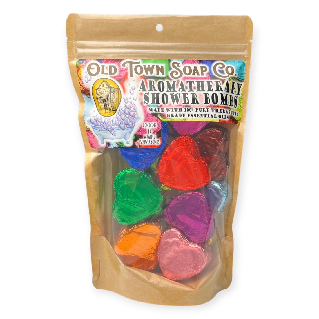 14 Pack Assorted Aromatherapy Shower Bombs