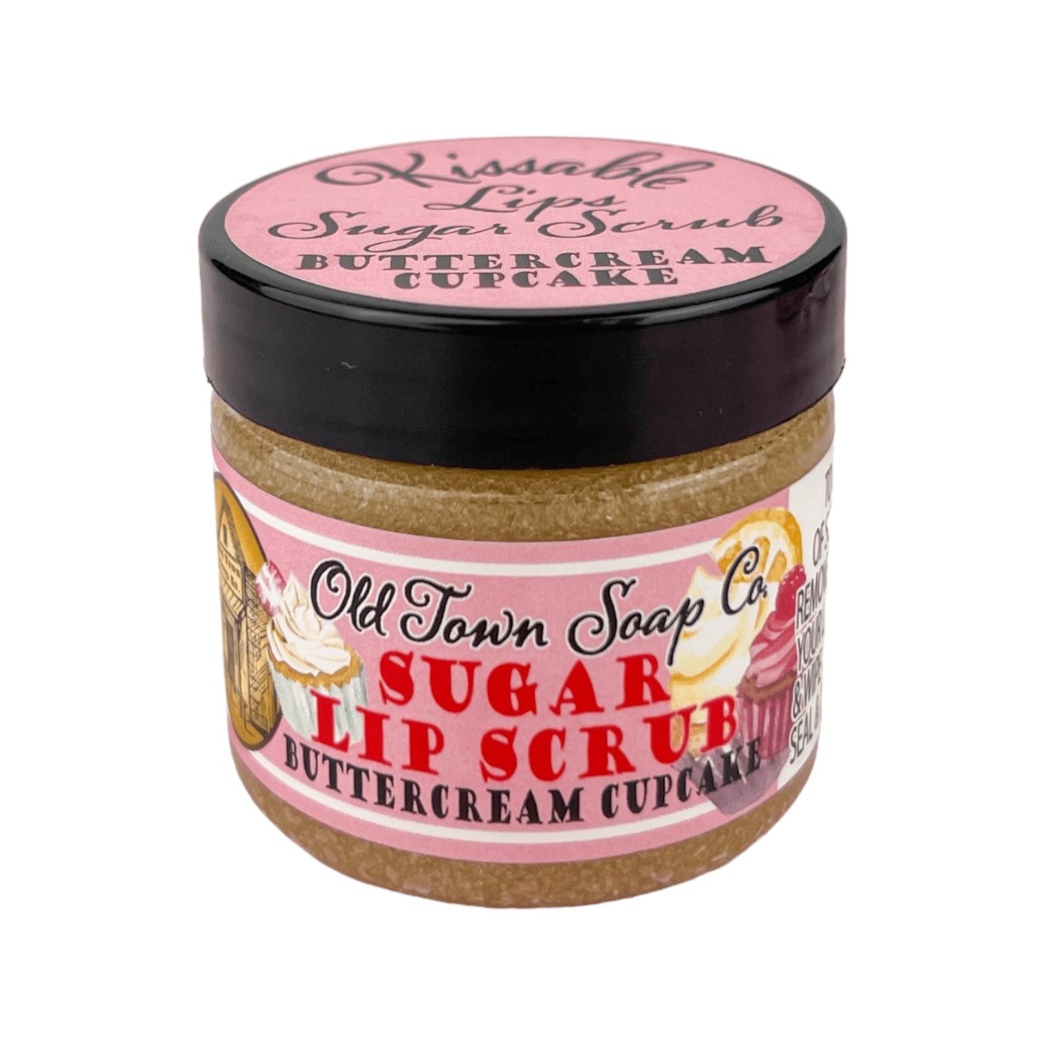 Large Kissable Lip Scrubs - Old Town Soap Co.