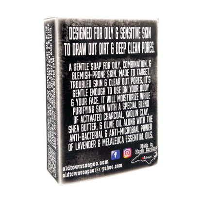 Activated Charcoal -Facial Bar Soap - Old Town Soap Co.