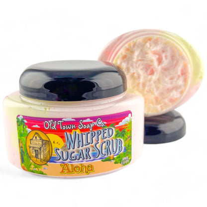 Aloha -Whipped Sugar Scrub Soap - Old Town Soap Co.