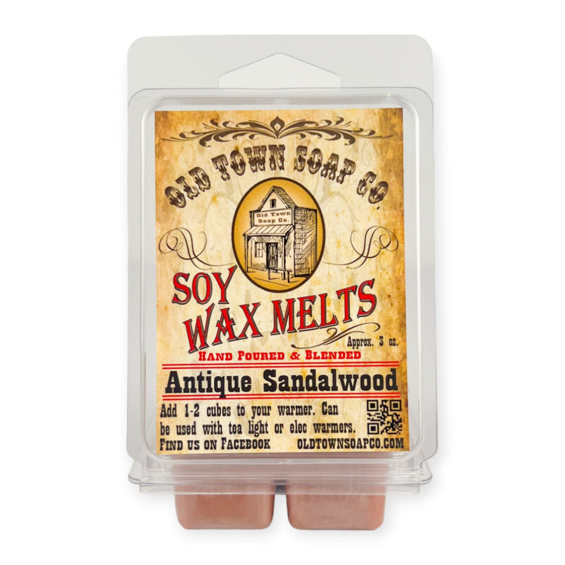 Antique Sandalwood Wax Melts - Old Town Soap Co.