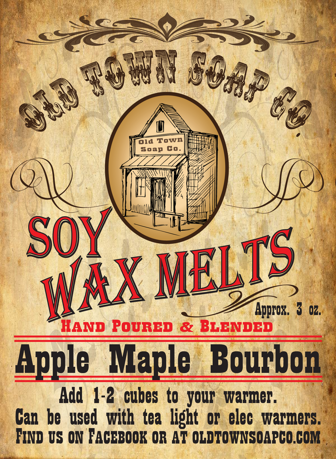 Apple Maple Bourbon Wax Melts