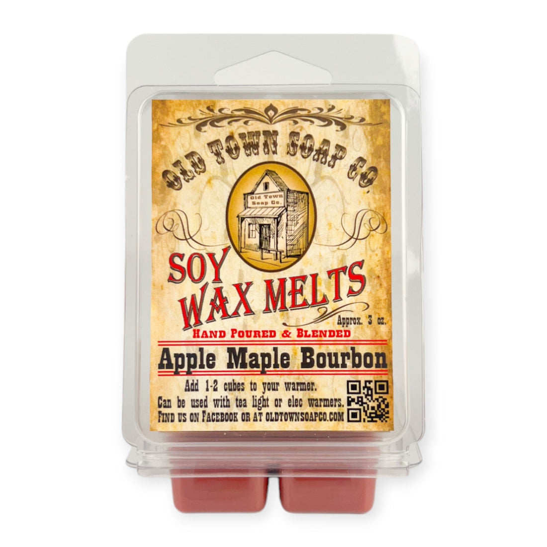 Apple Maple Bourbon Wax Melts - Old Town Soap Co.