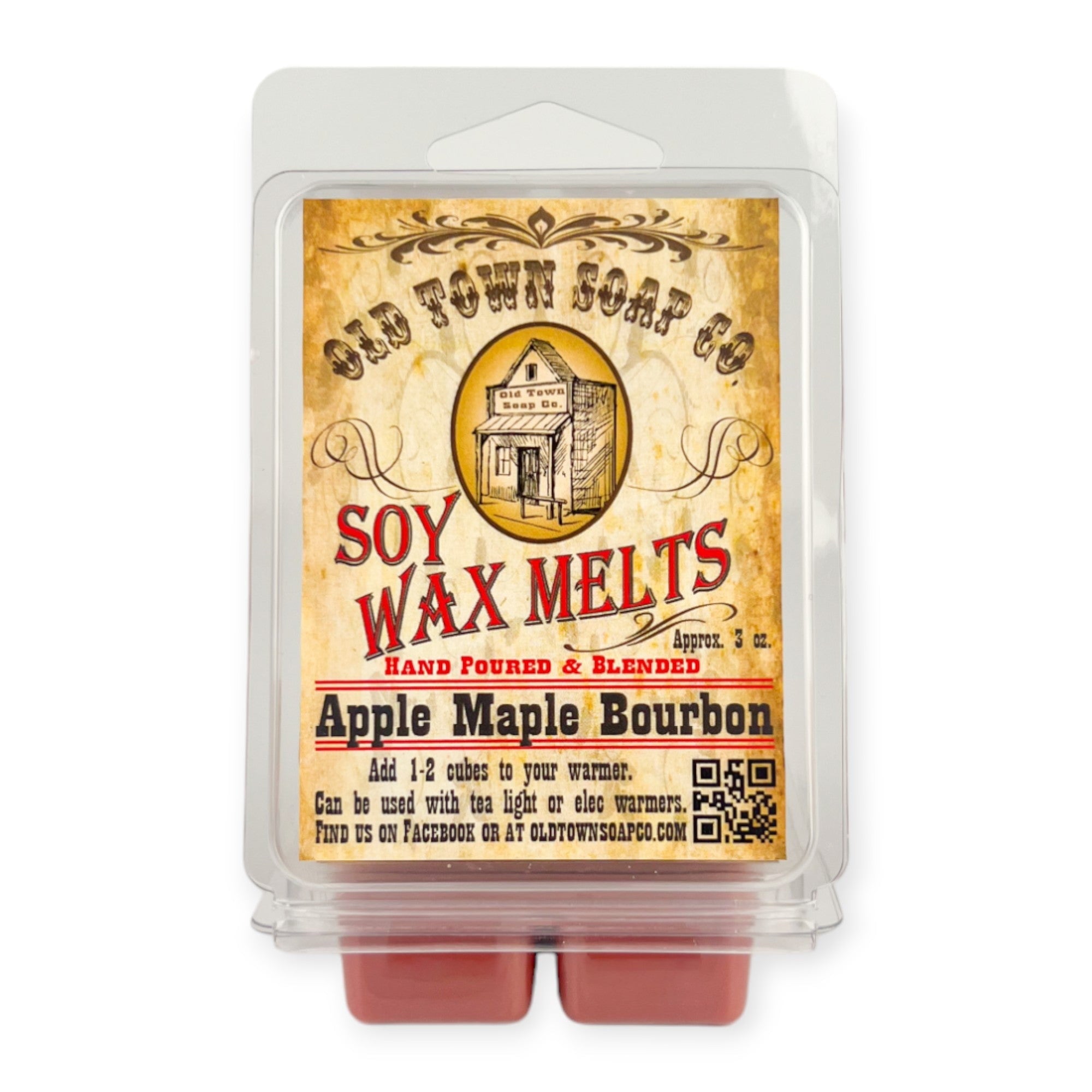 Apple Maple Bourbon Wax Melts - Old Town Soap Co.