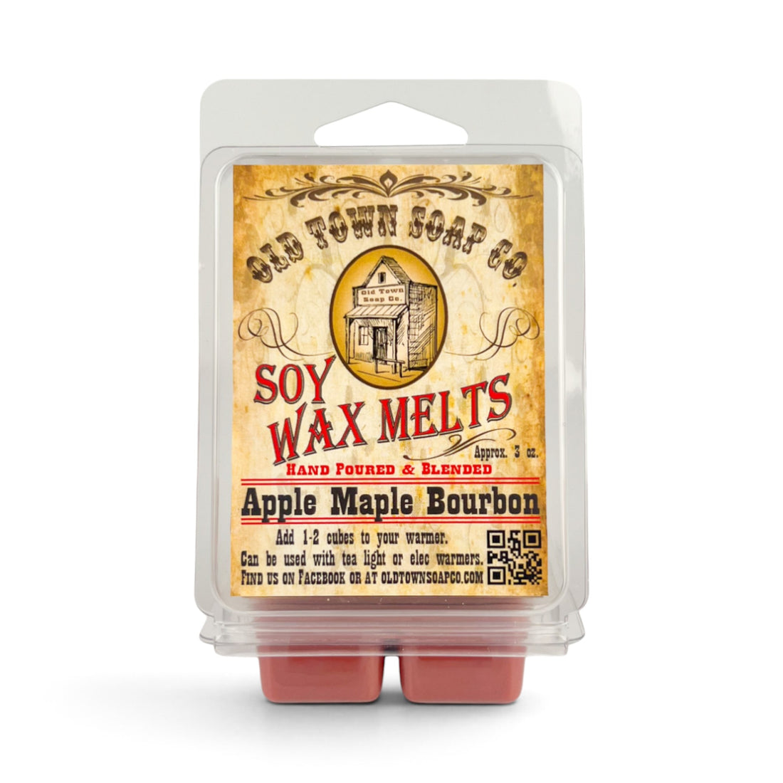 Apple Maple Bourbon Wax Melts - Old Town Soap Co.