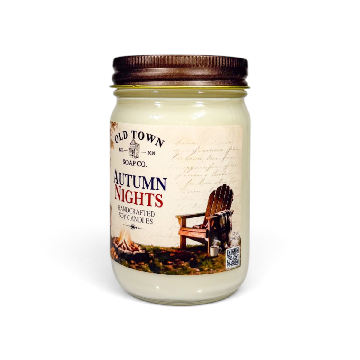 Autumn Nights 12oz. Candles - Old Town Soap Co.