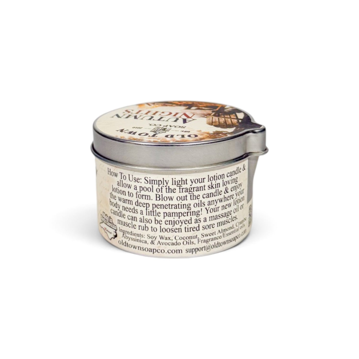 Autumn Nights Lotion Candle - Old Town Soap Co.