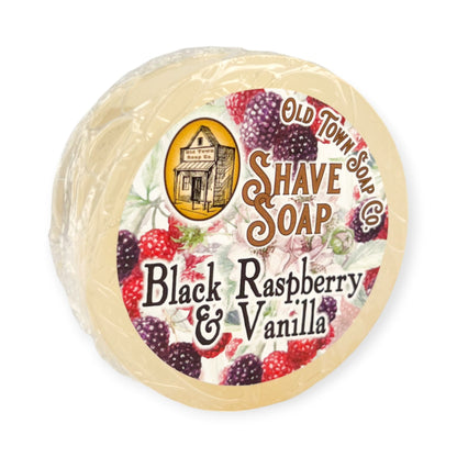 Black Raspberry &amp; Vanilla Shave Soap - Old Town Soap Co.