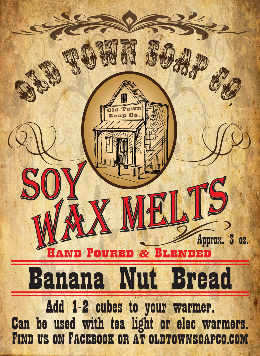 Banana Nut Bread Wax Melts