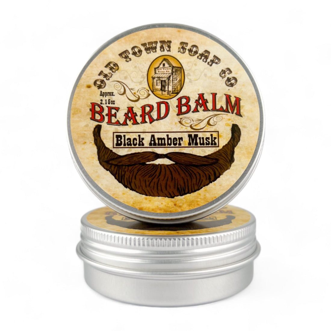 Black Amber Musk Beard Balm - Old Town Soap Co.