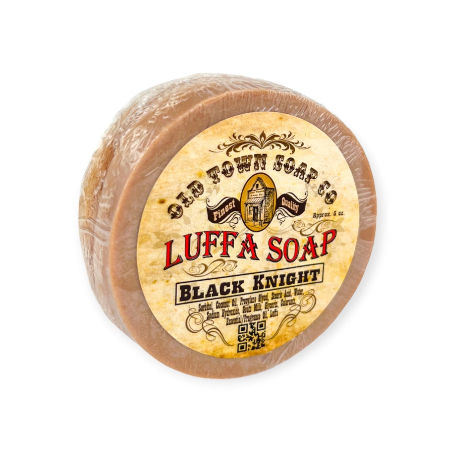 Black Knight -Luffa Soap - Old Town Soap Co.