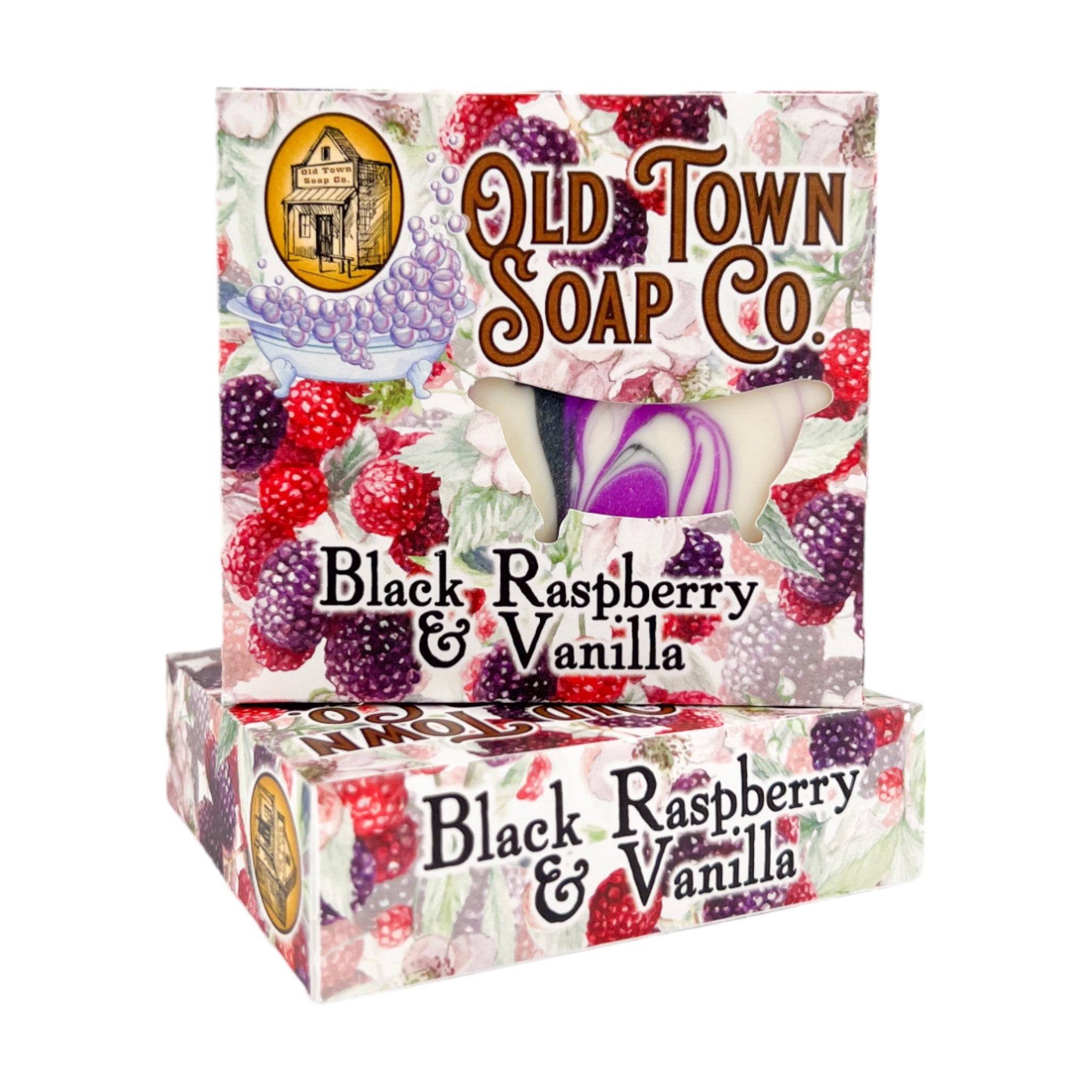 Black Raspberry &amp; Vanilla -Bar Soap - Old Town Soap Co.