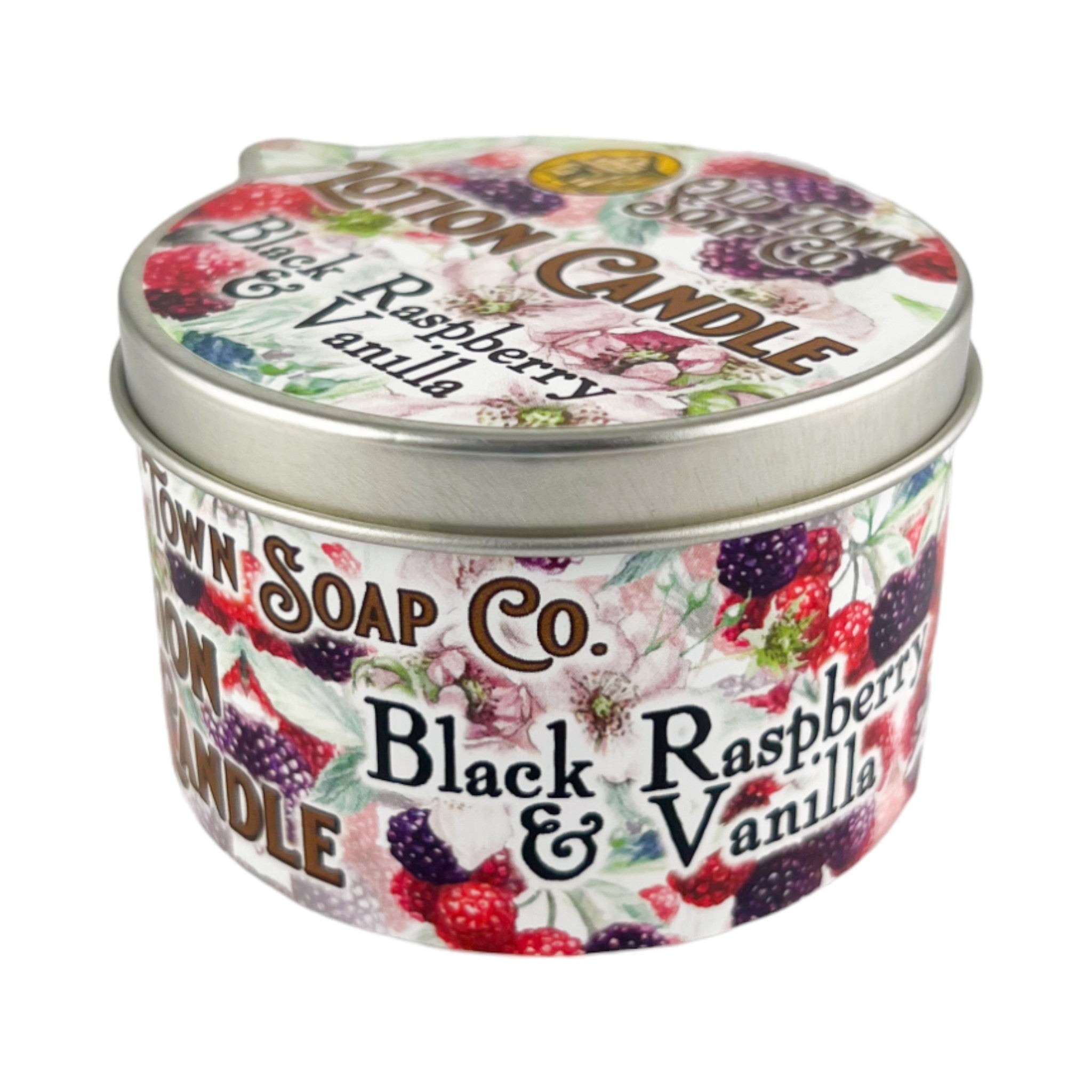 Black Raspberry &amp; Vanilla -Lotion Candles - Old Town Soap Co.