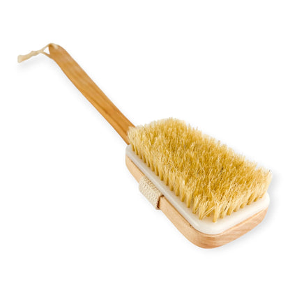 Boar Bristled Back Brush 17in. - Old Town Soap Co.