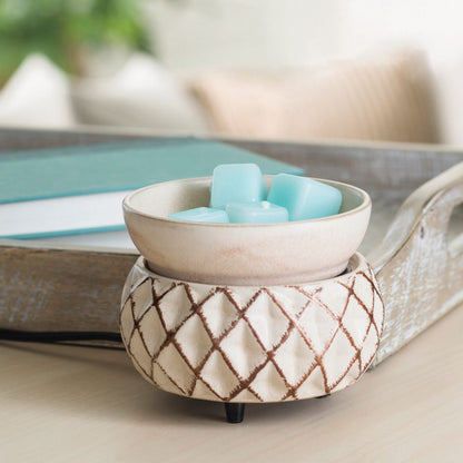 2-in-1 Lattice Wax &amp; Candle Warmer