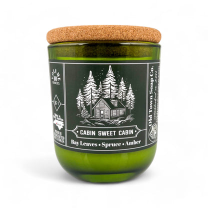 Cabin Sweet Cabin Wood Wick Candle