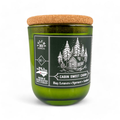 Cabin Sweet Cabin Wood Wick Candle