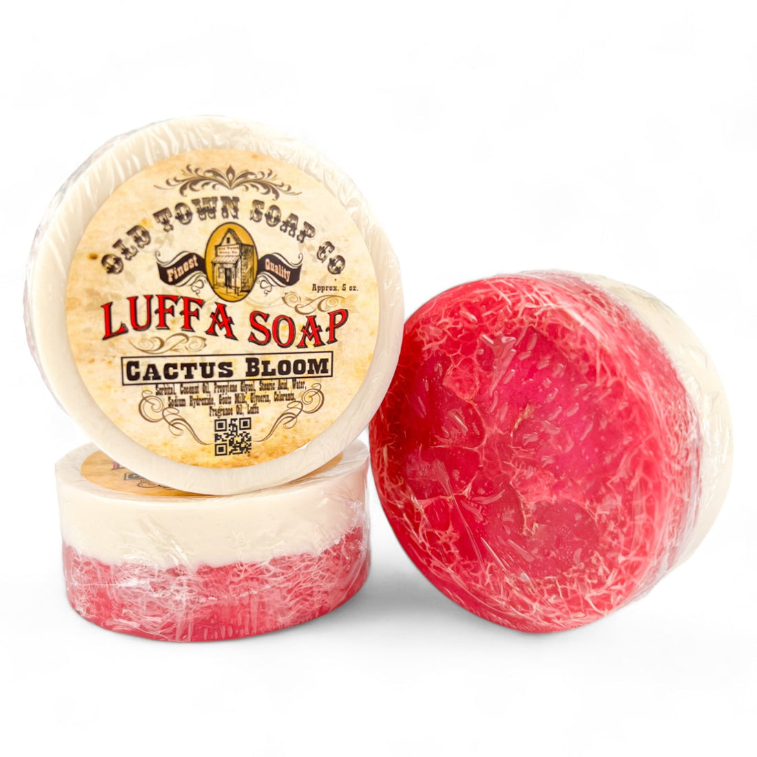 Cactus Bloom -Luffa Soap - Old Town Soap Co.