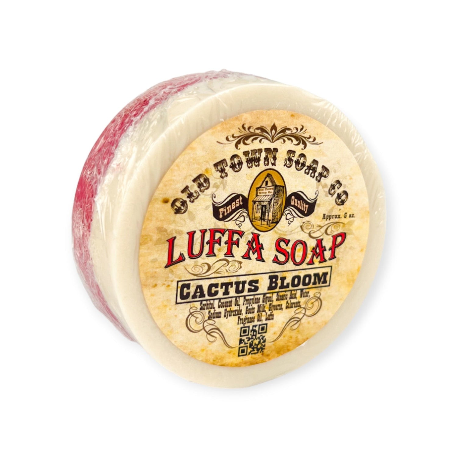 Cactus Bloom -Luffa Soap - Old Town Soap Co.