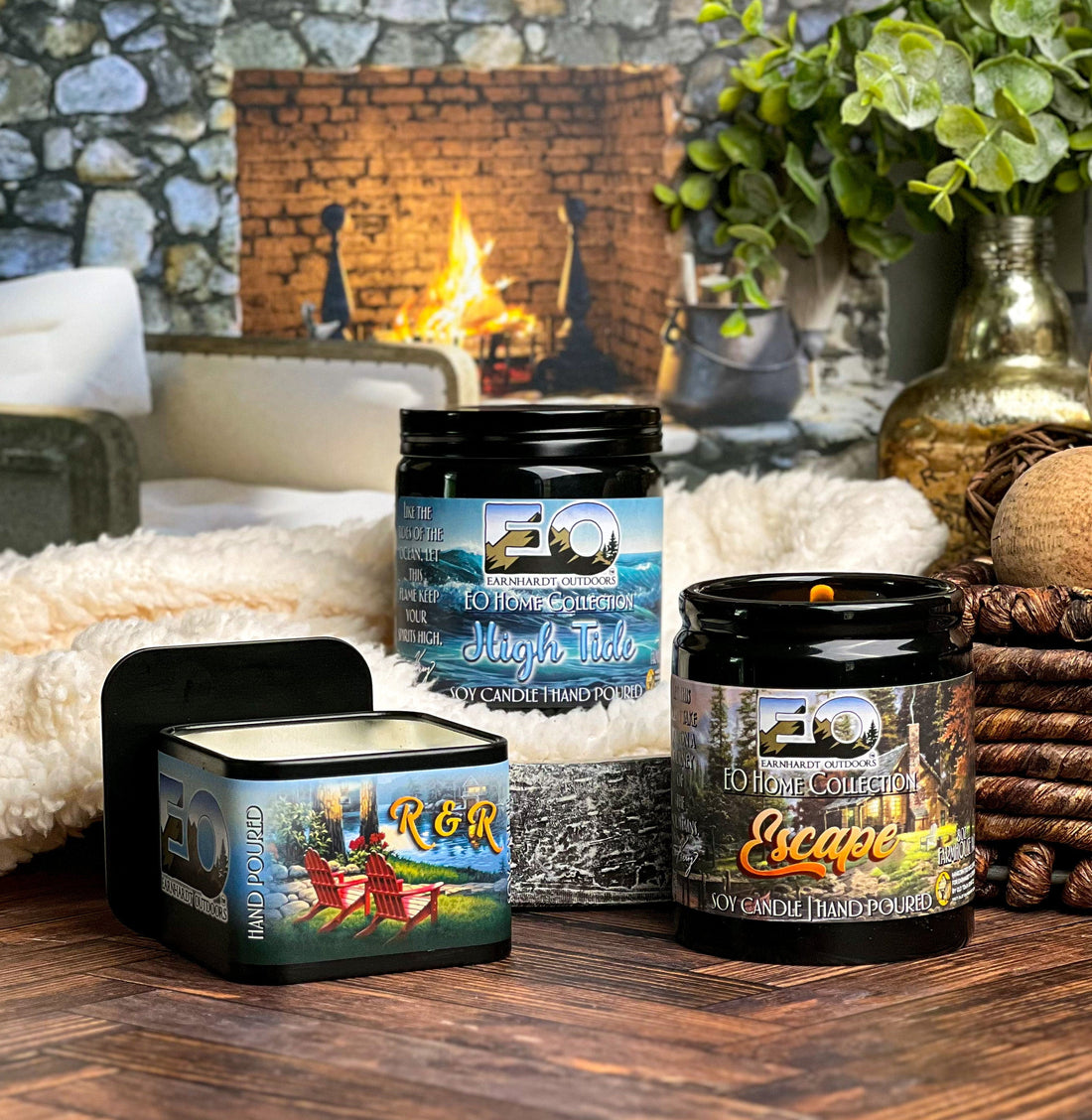 R&amp;R Outdoor Candle EO Home Collection - Old Town Soap Co.
