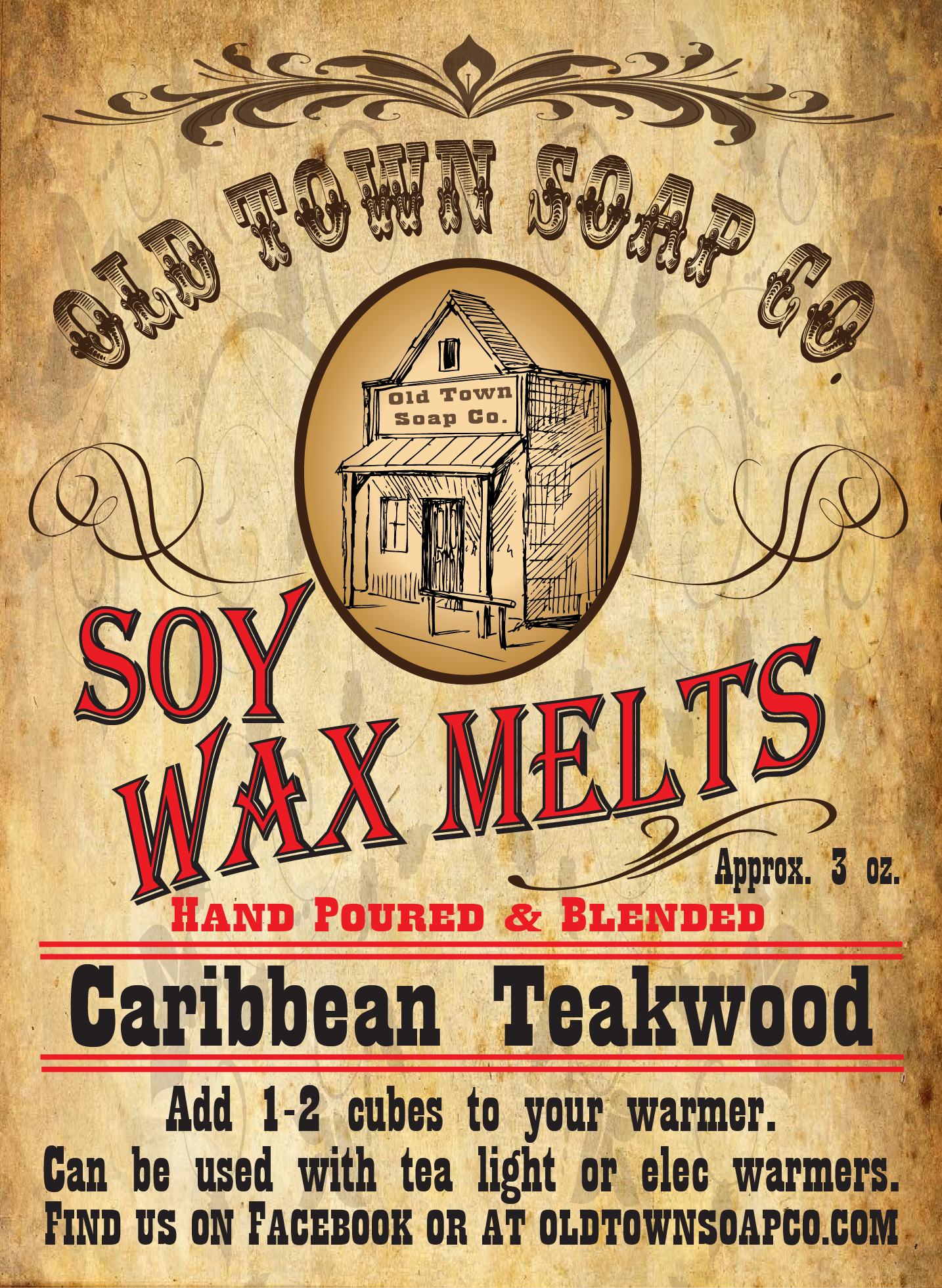 Caribbean Teakwood Wax Melts