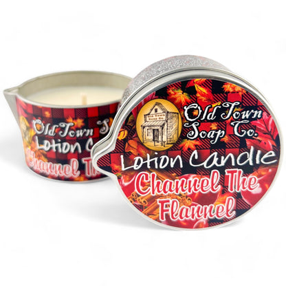 Channel The Flannel Lotion Candle - Old Town Soap Co.