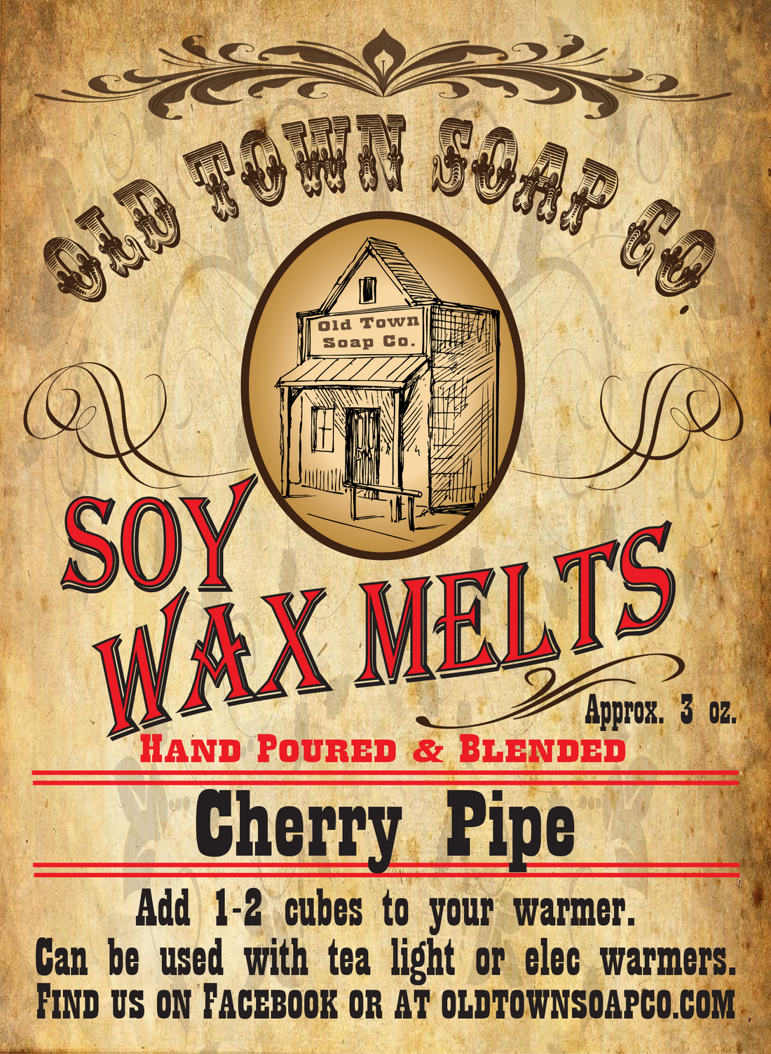 Cherry Pipe Wax Melts