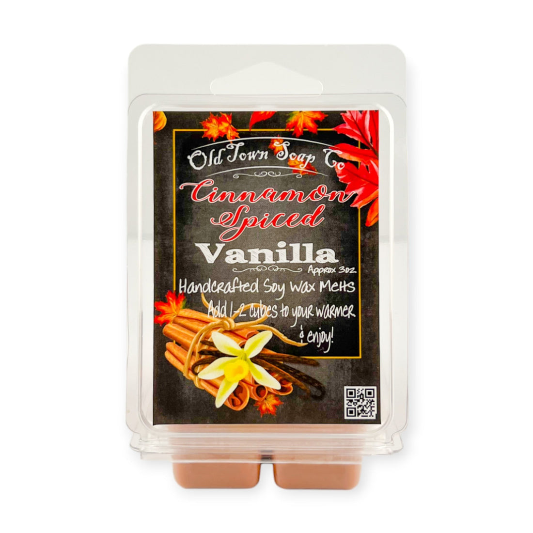 Cinnamon Spiced Vanilla Wax Melts - Old Town Soap Co.