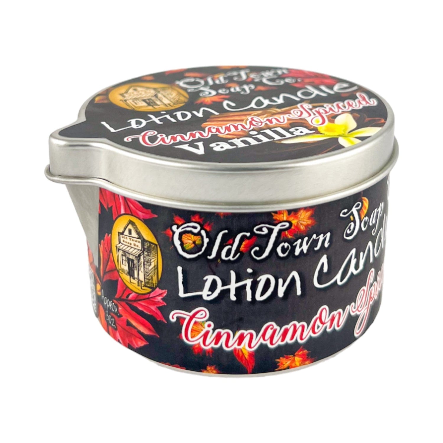 Cinnamon Spiced Vanilla Lotion Candle - Old Town Soap Co.