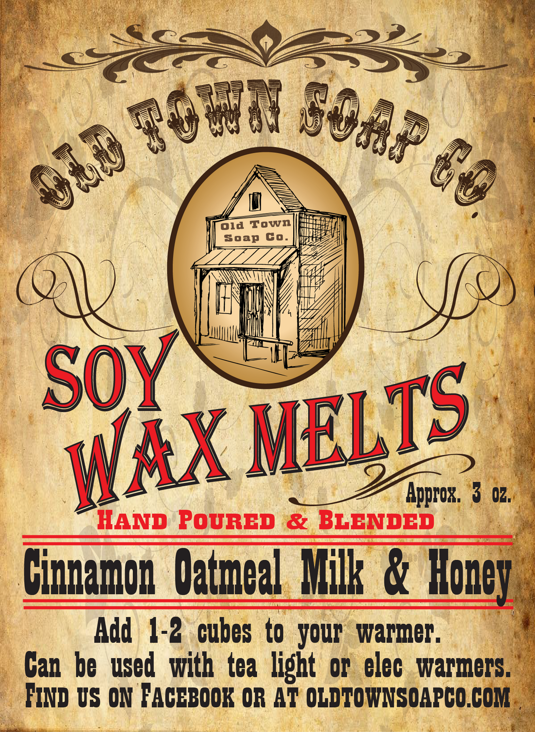Cinnamon Oatmeal Milk &amp; Honey Wax Melts