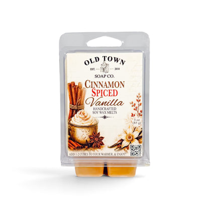 Cinnamon Spiced Vanilla Wax Melts - Old Town Soap Co.