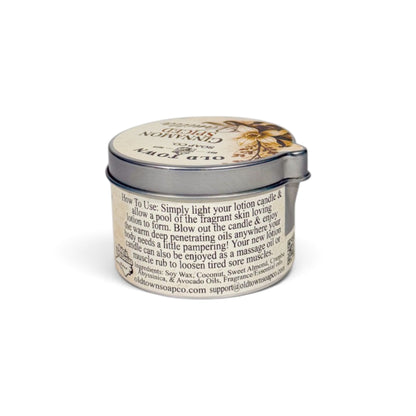 Cinnamon Spiced Vanilla Lotion Candle - Old Town Soap Co.