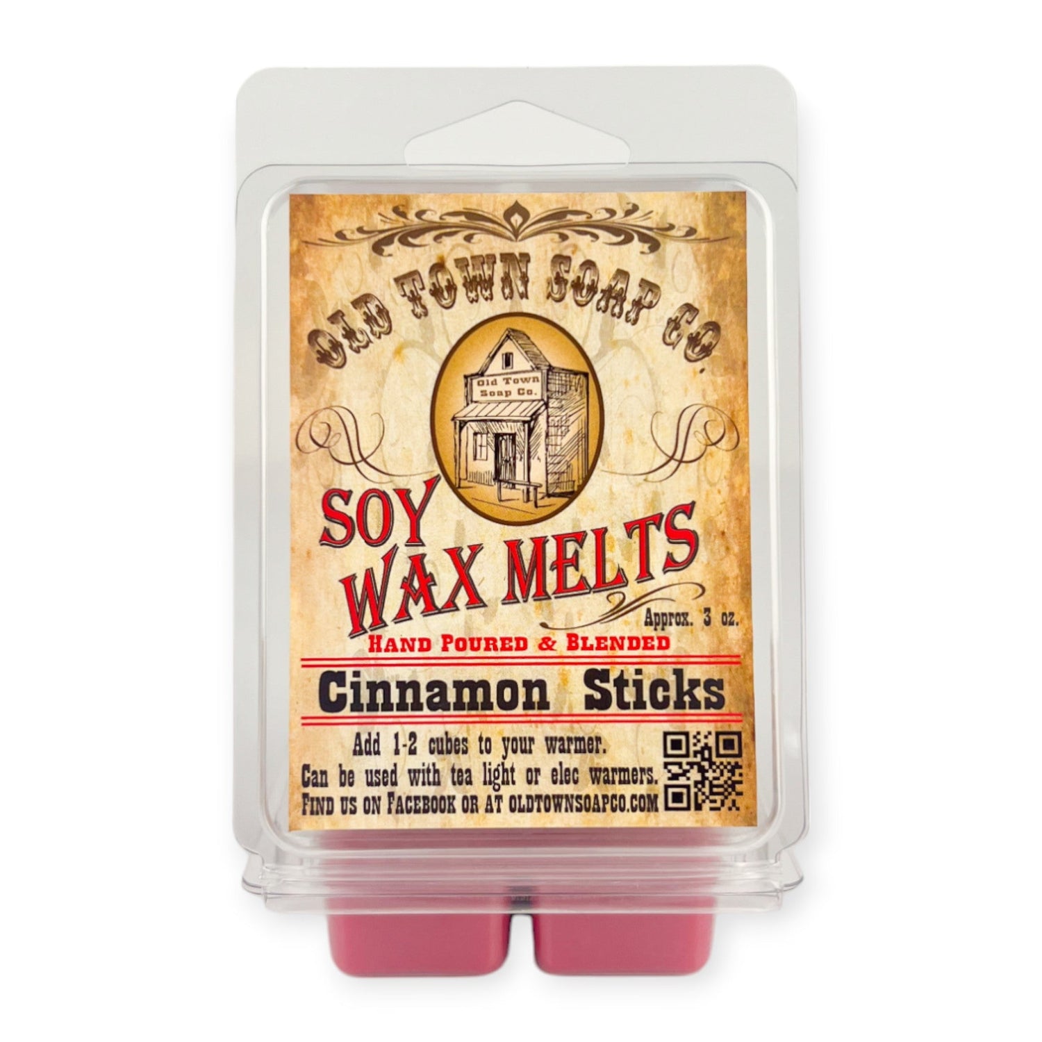 Cinnamon Sticks Wax Melts - Old Town Soap Co.