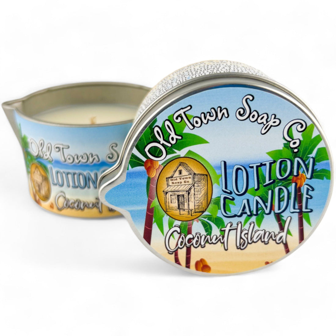 Coconut Island -Lotion Candles - Old Town Soap Co.