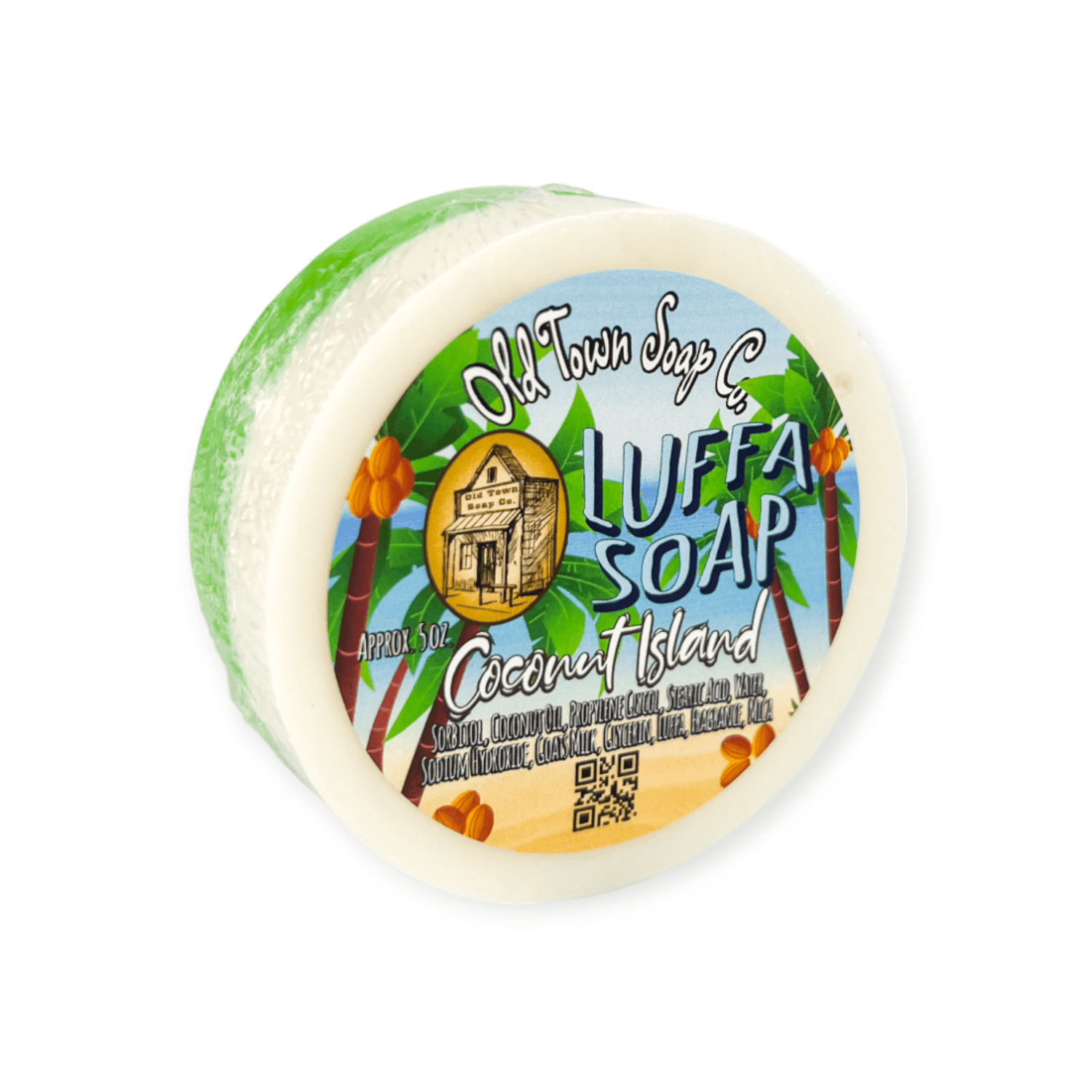 Coconut Island -Luffa Soap - Old Town Soap Co.