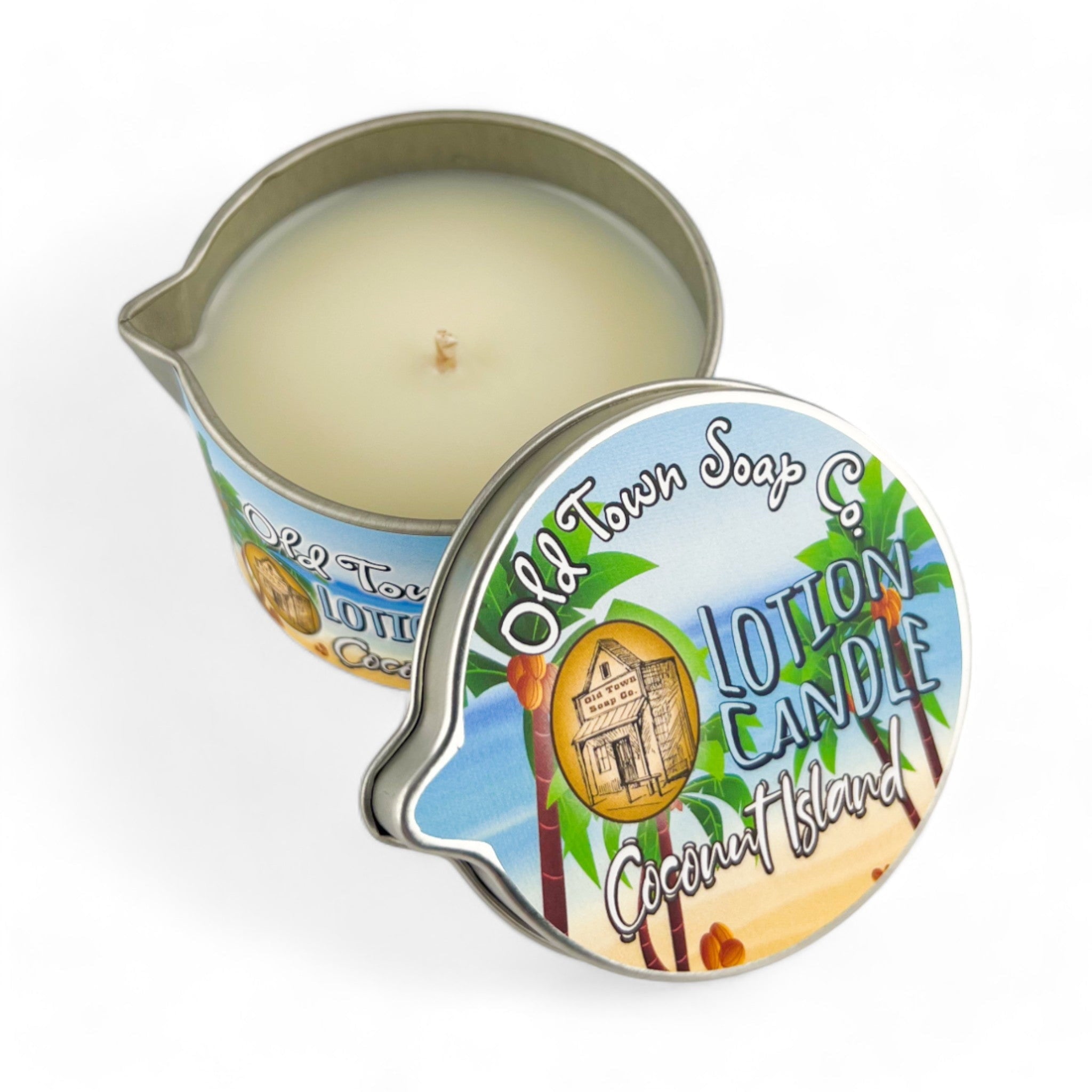 Coconut Island -Lotion Candles - Old Town Soap Co.