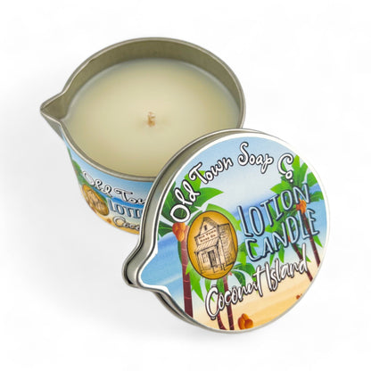 Coconut Island -Lotion Candles - Old Town Soap Co.