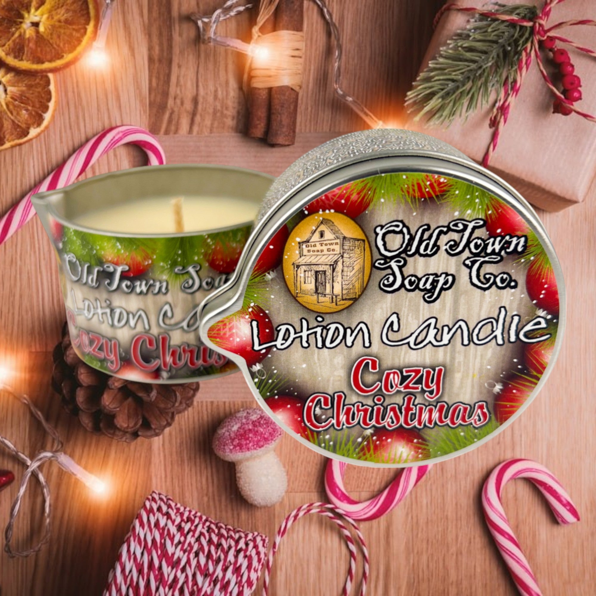 Cozy Christmas Lotion Candle