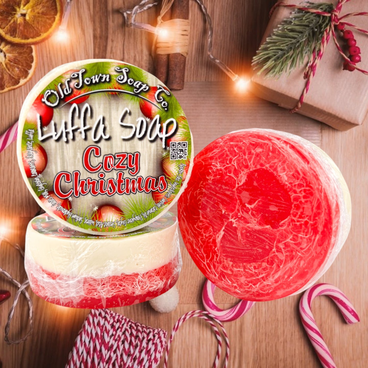 Cozy Christmas Luffa Soap