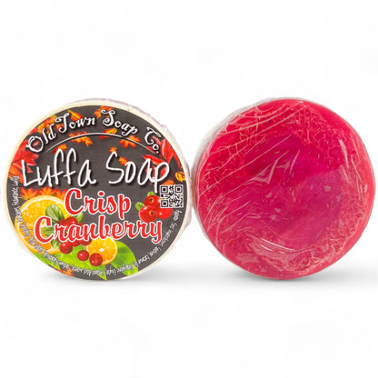 Crisp Cranberry Luffa Soap - Old Town Soap Co.