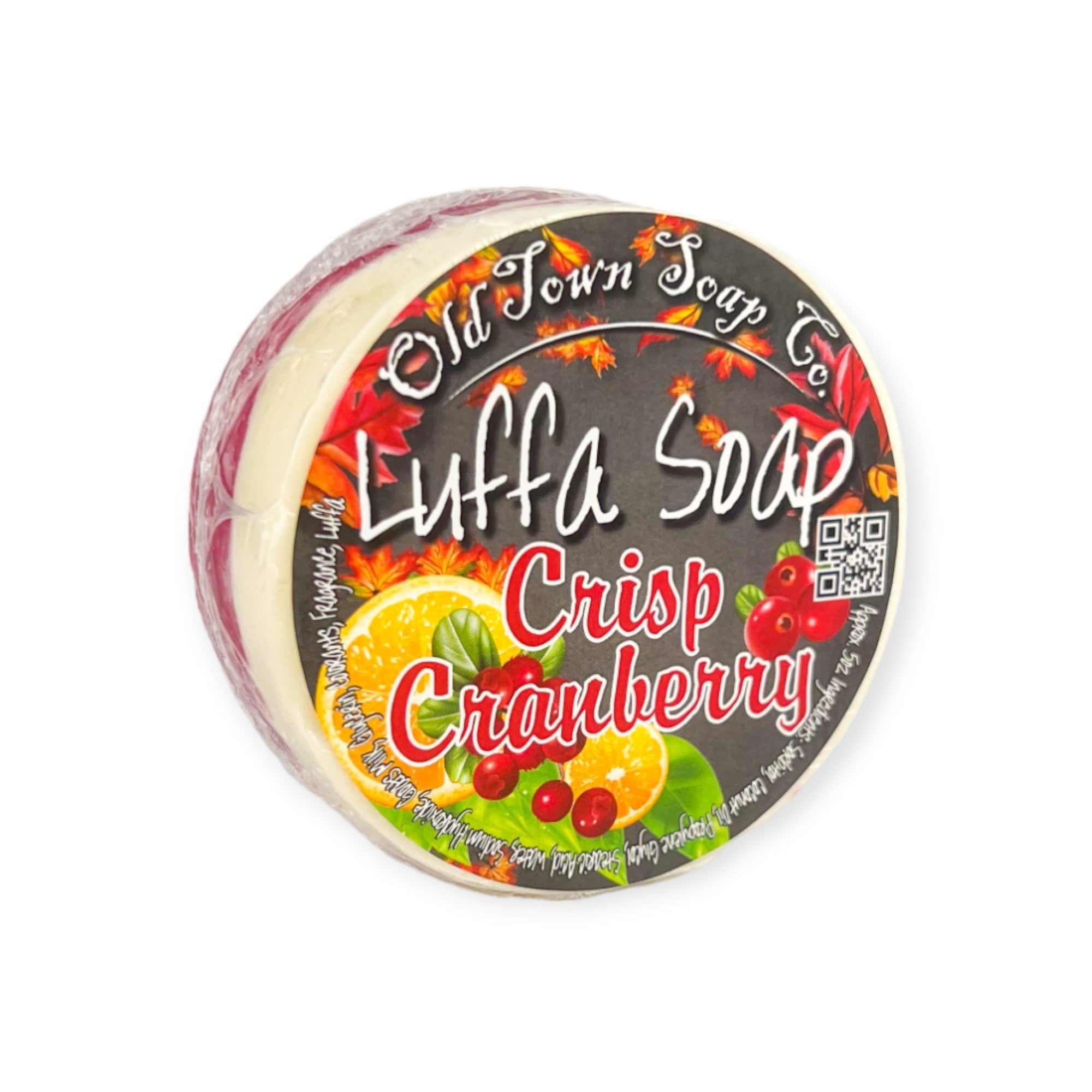 Crisp Cranberry Luffa Soap - Old Town Soap Co.