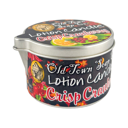 Crisp Cranberry Lotion Candle - Old Town Soap Co.